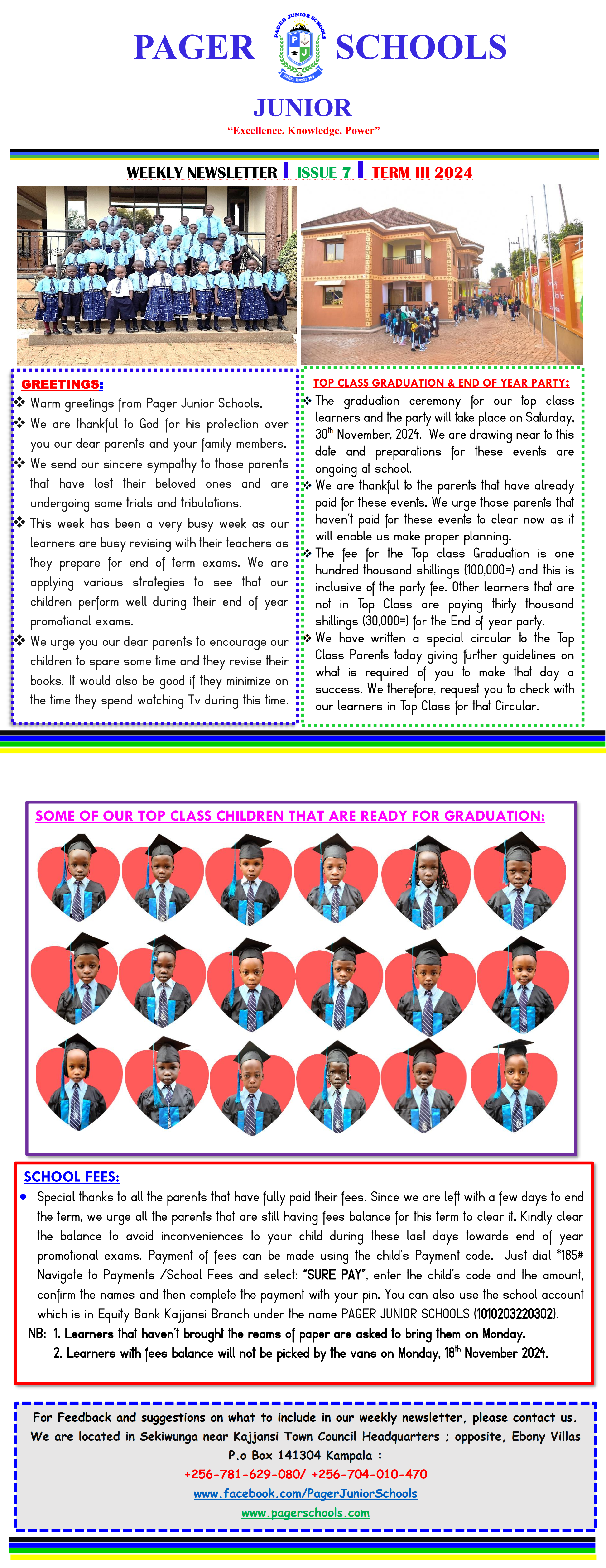 WEEKLY NEWSLETTER ISSUE 7